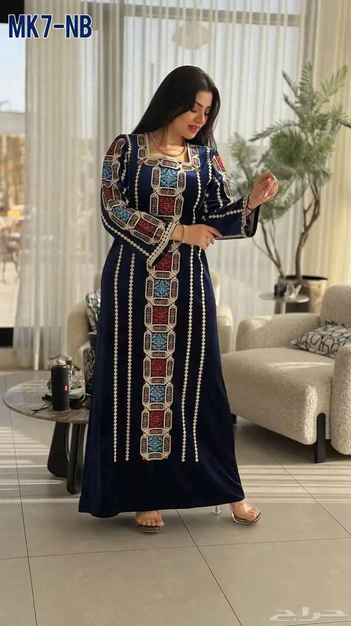 جلابيات مخمل شتويه 5