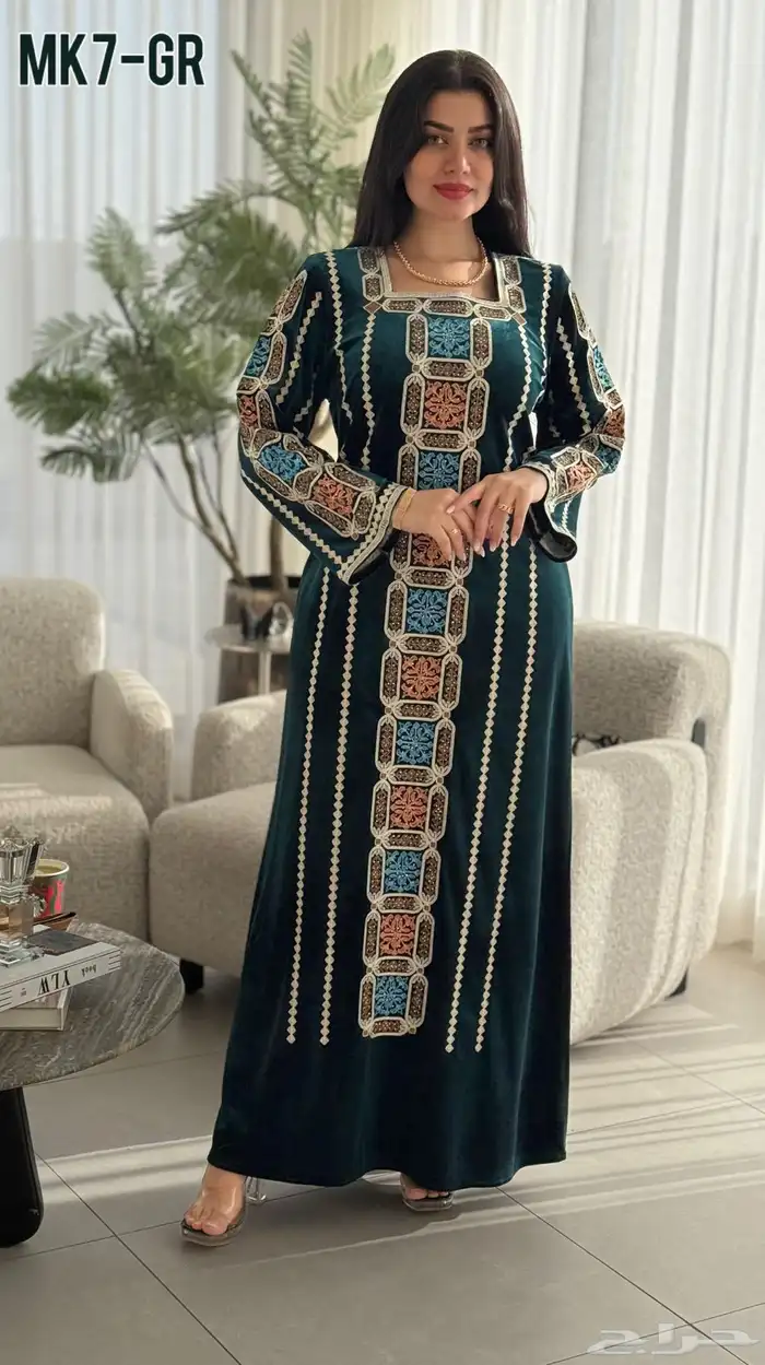 جلابيات مخمل شتويه 2