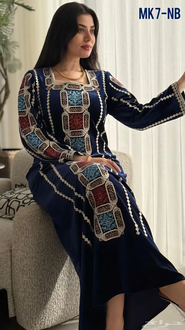 جلابيات مخمل شتويه 6