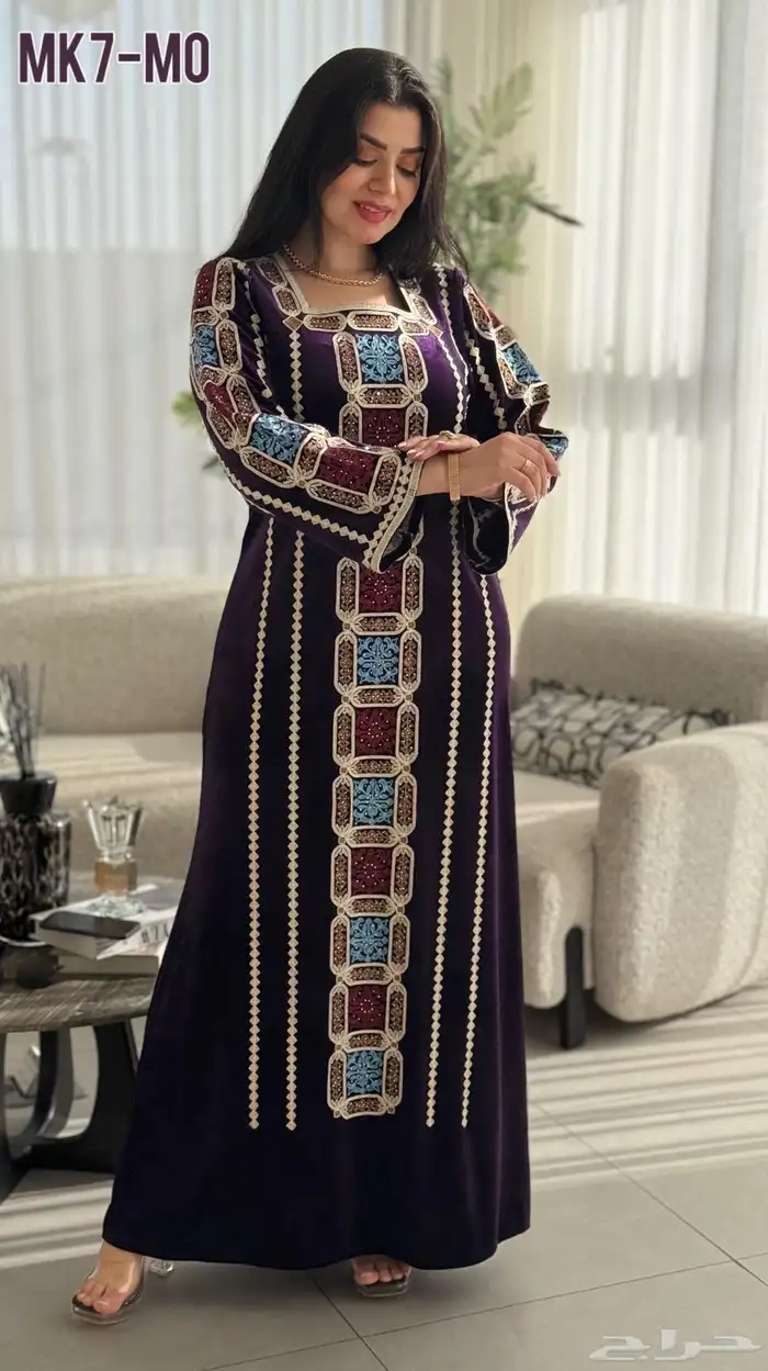 جلابيات مخمل شتويه 1