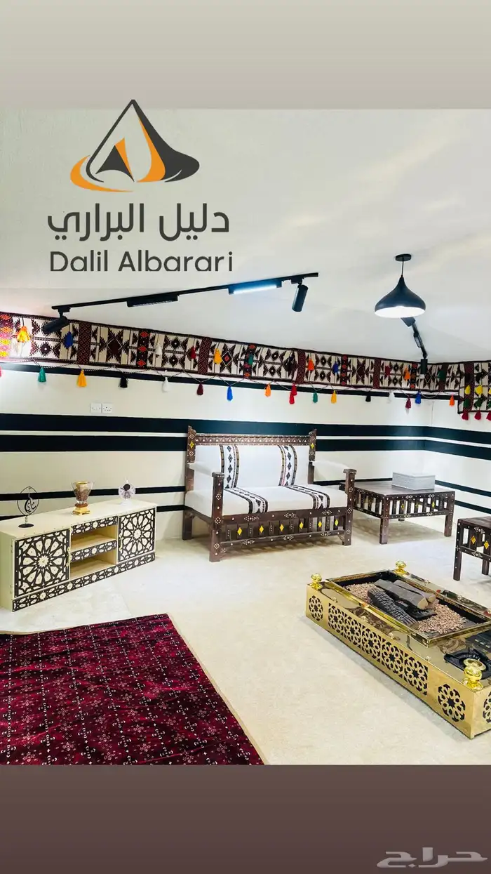 خيام خيمة الشيخة خيمة الصقور بيوت شعر عادي وثابت 6