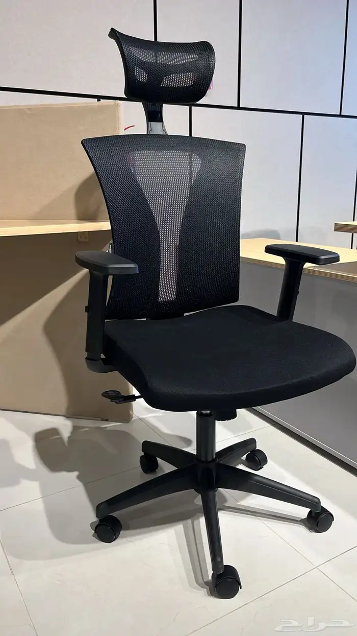 كرسي مكتبي مريح ضهر عالي مسند للراس 6