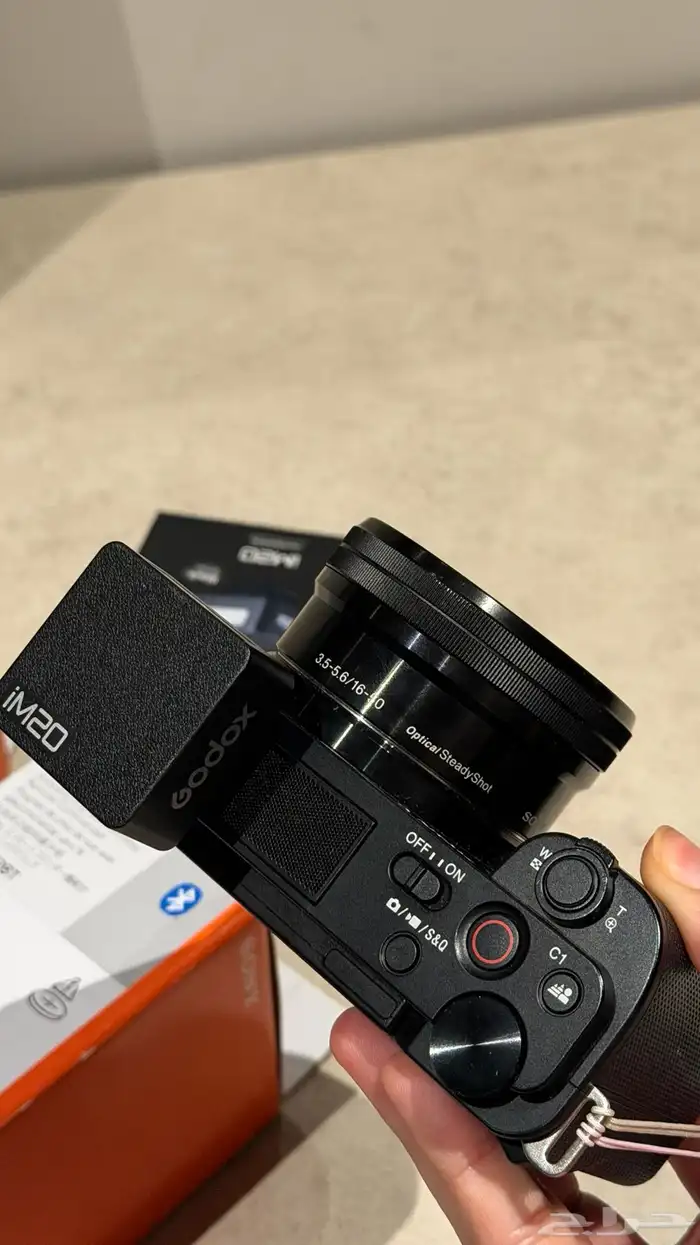 كاميرا سوني Zv-E10 استخدام نظيف مع فلاش 4