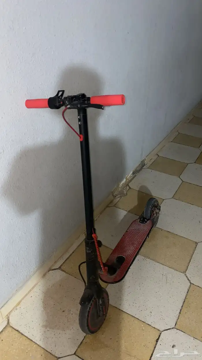 سكوتر كهربائي كفرات جديدة والبطارية جديدة 1