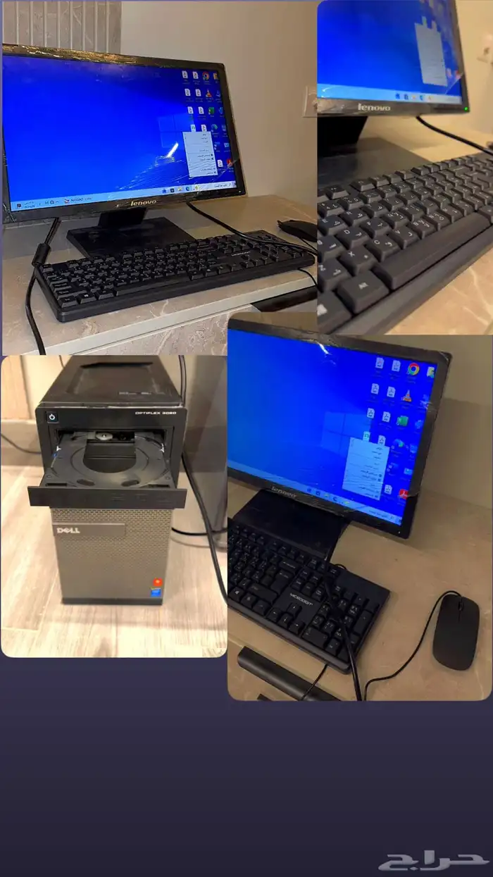كمبيوتر مكتبي  lenovo 4