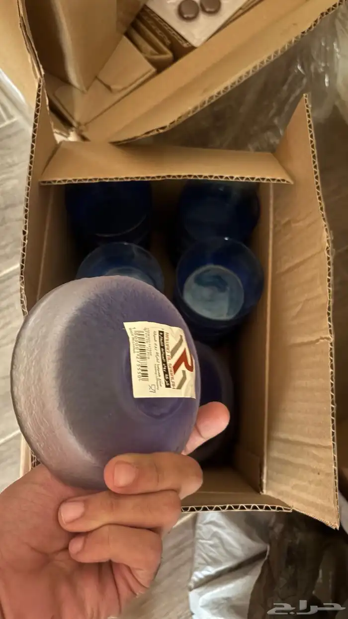 صحون اندونسيه 150 صحن مقاس 15 ومقاس مع كاسات وصحون صغيره 4