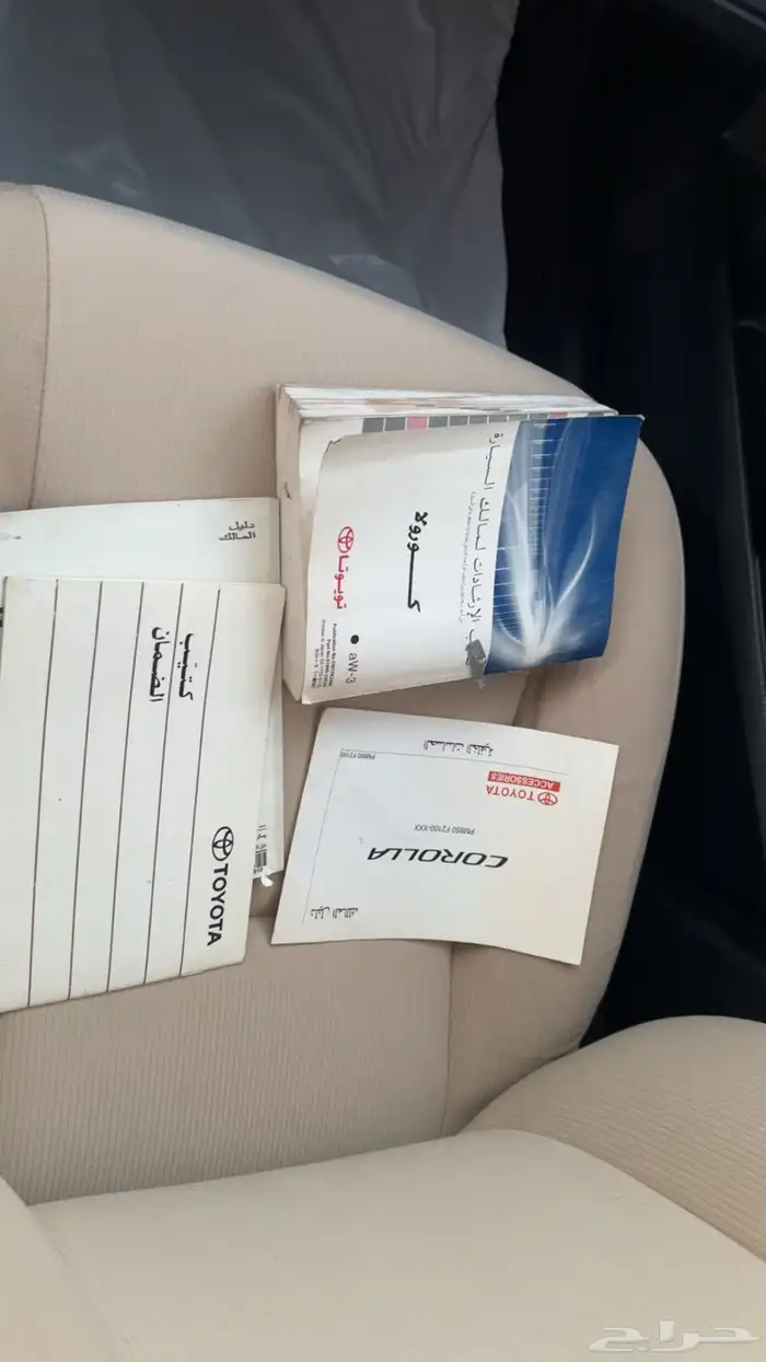 كورولا 2018 xli مطور بحالةالوكالة شرط مرفق تقرير فحص السواط 7