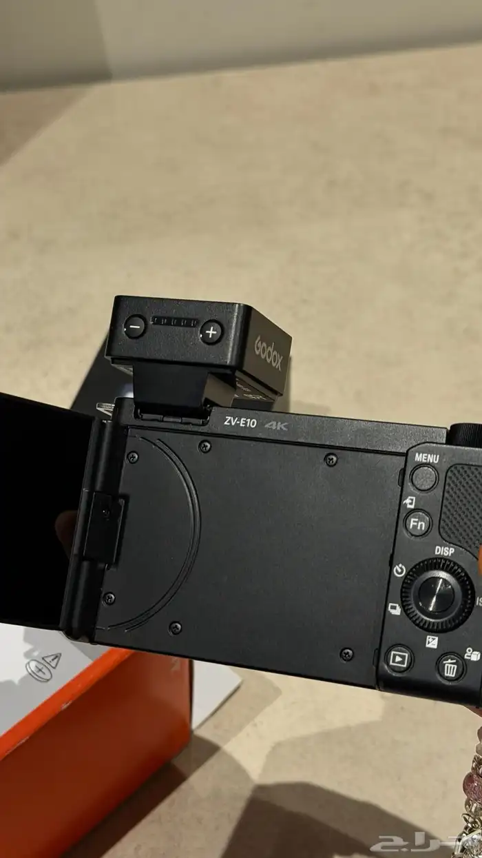 كاميرا سوني Zv-E10 استخدام نظيف مع فلاش 6