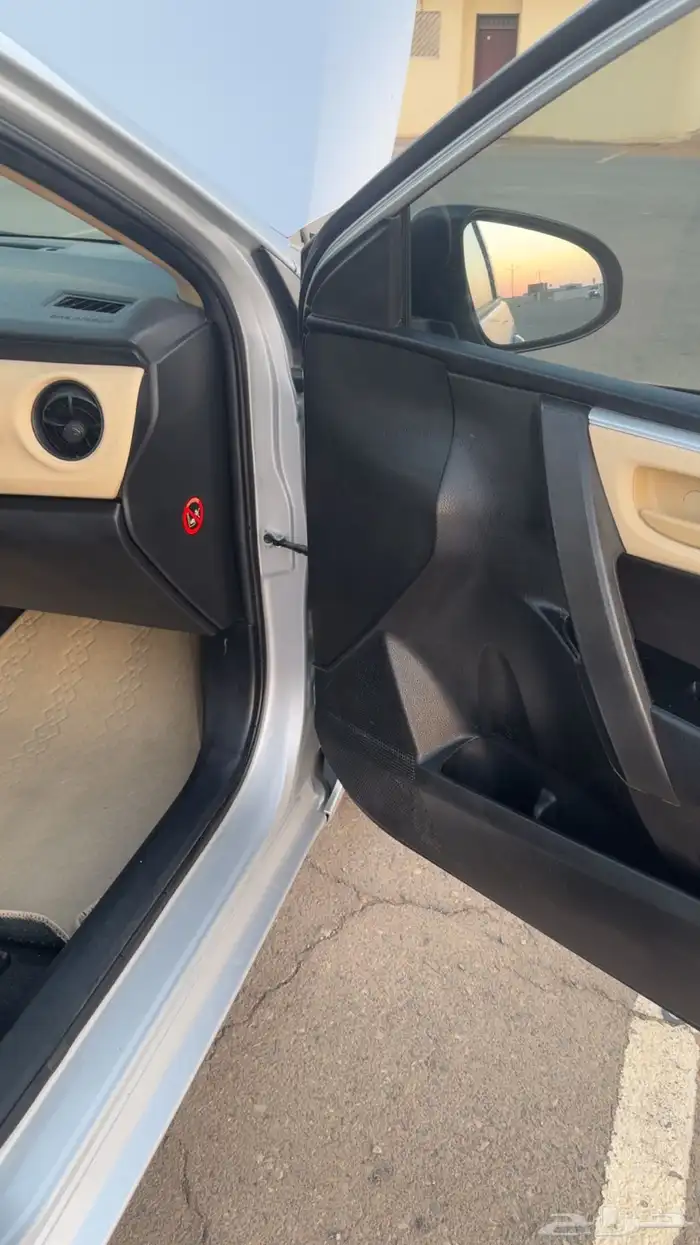 كورولا 2018 xli مطور بحالةالوكالة شرط مرفق تقرير فحص السواط 15