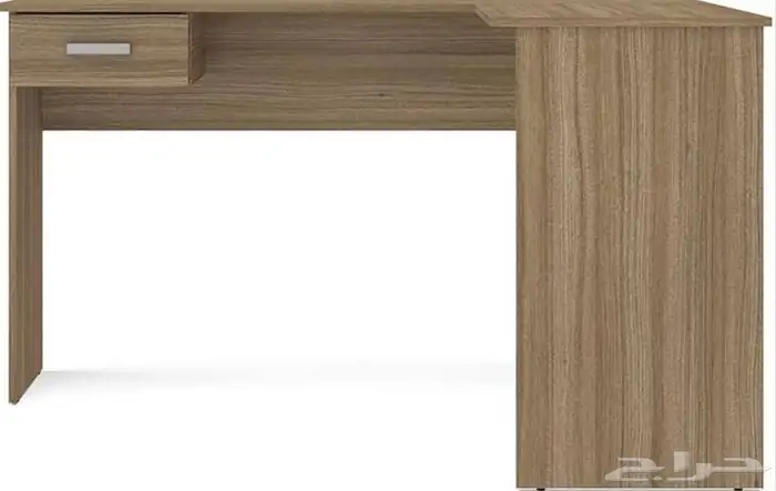 طاولة مكتب حرف L   مساحة مريحة وجودة 3