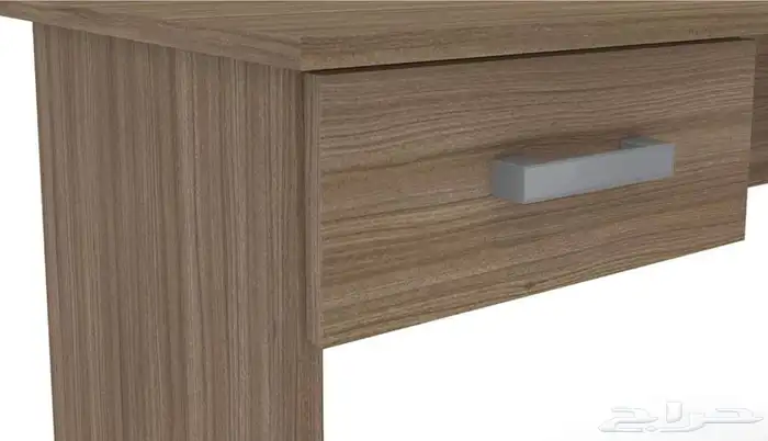 طاولة مكتب حرف L   مساحة مريحة وجودة 4