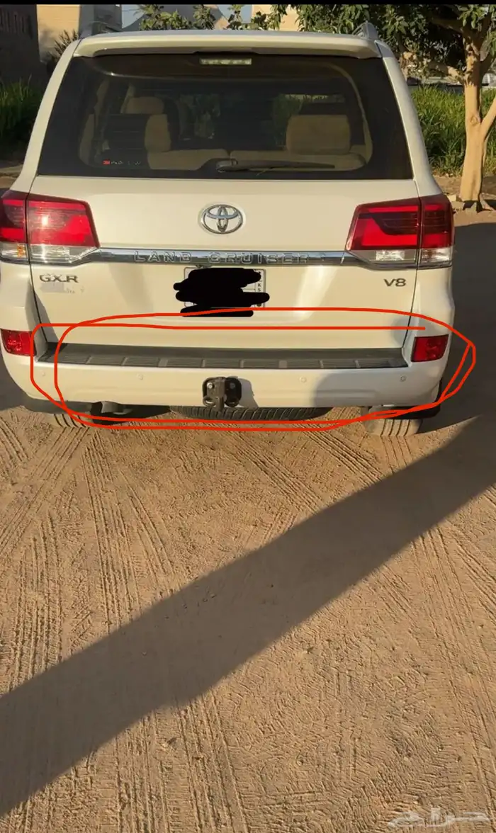 ديكور غطا الجسر لاتدكروزر وديكور الصدام الخلفي لاندكروزر 2