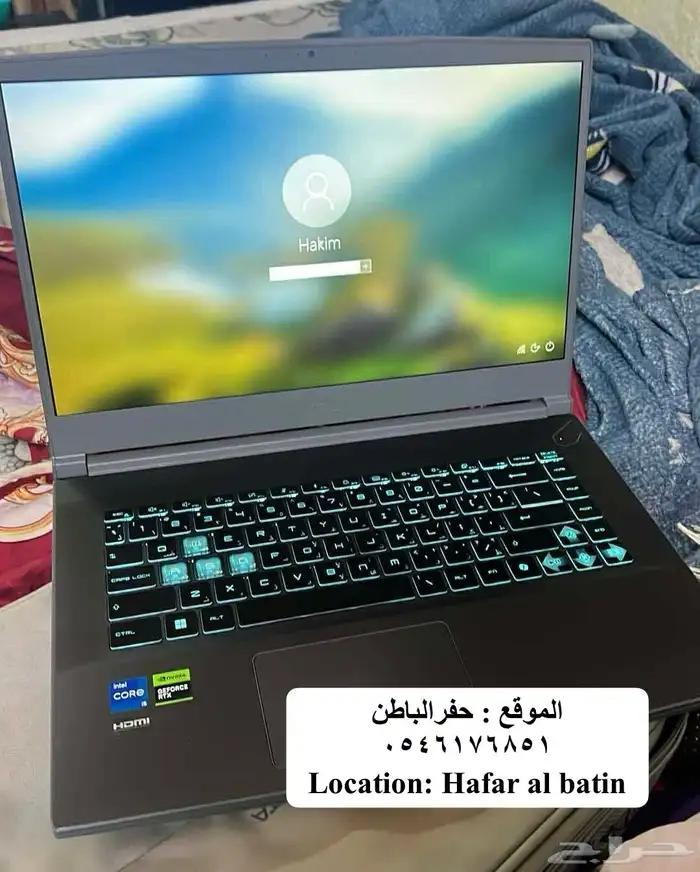 Msi thin 15 B12UCX ألعاب لابتوب 0