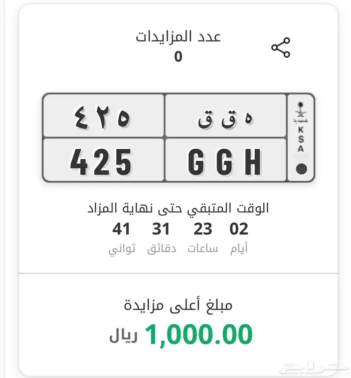 لوحة مميزه ثلاثي 0