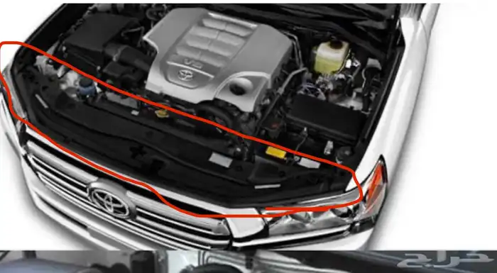 ديكور غطا الجسر لاتدكروزر وديكور الصدام الخلفي لاندكروزر 1