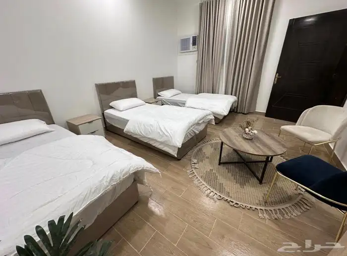 شقة مفروشة جديده غرفتين للايجار اليومي 0