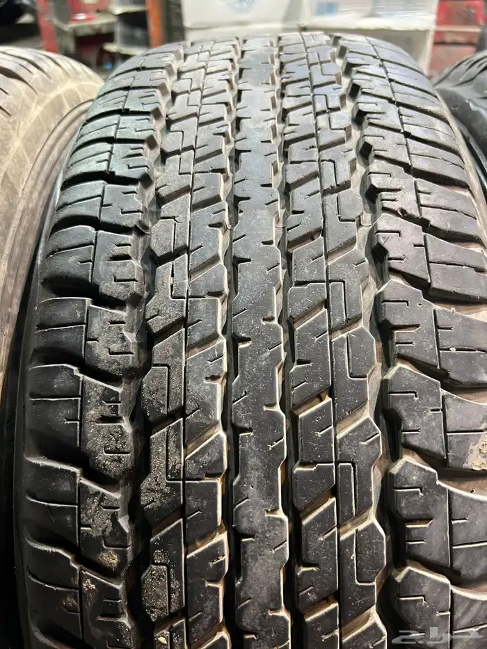 جنوط جيب لاند كروزر اصلي مع كفرات دنلوب 285.65.17 ت22 6