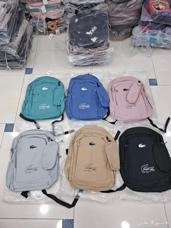 شنط ماركات متعدده وشنط مدرسيه ماركات متنوعه درجه أولى 27