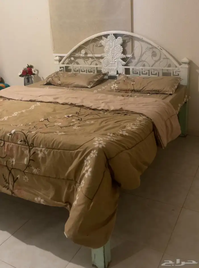 سرسر نوم دبل حديدي مع المرتبة 0