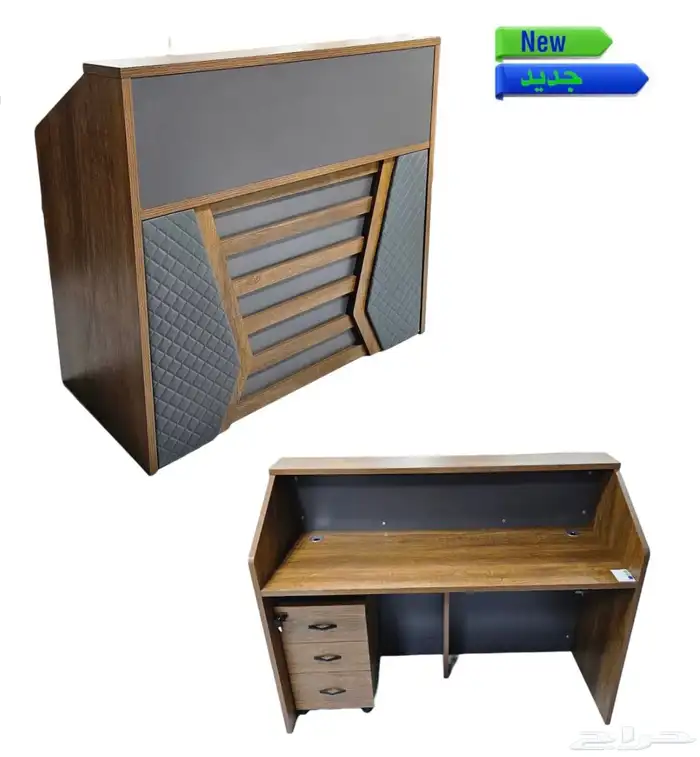 مكتب دولاب خشب دولاب حيدد كراسي جلد كراسي شبك طاولة اجتماعا 7