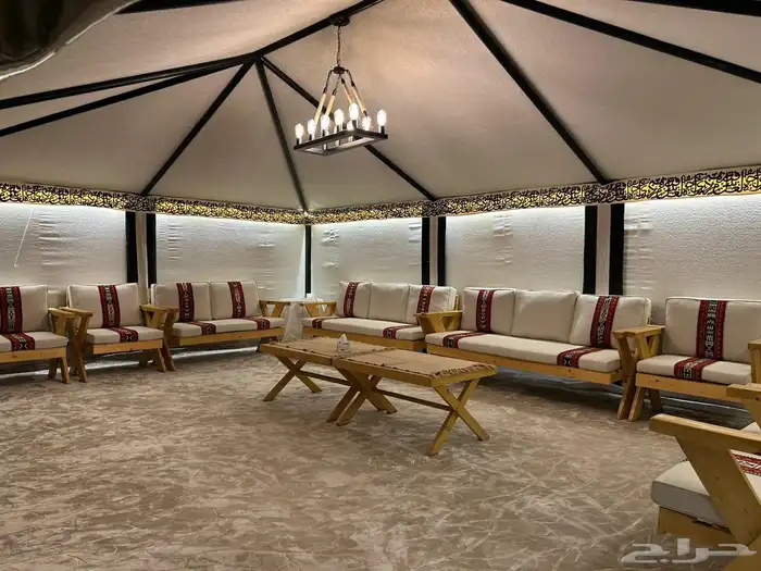 خيام خيمة الشيخة خيمة الصقور بيوت شعر عادي وثابت 23