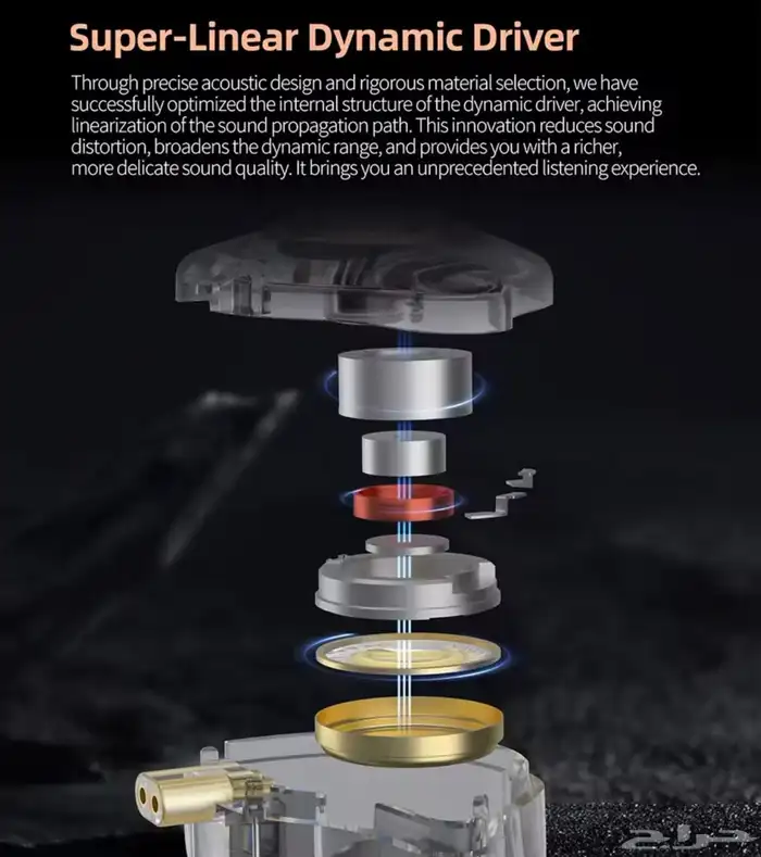 سماعة IME KZ EDX PRO X مع مايك مدخل AUX 2