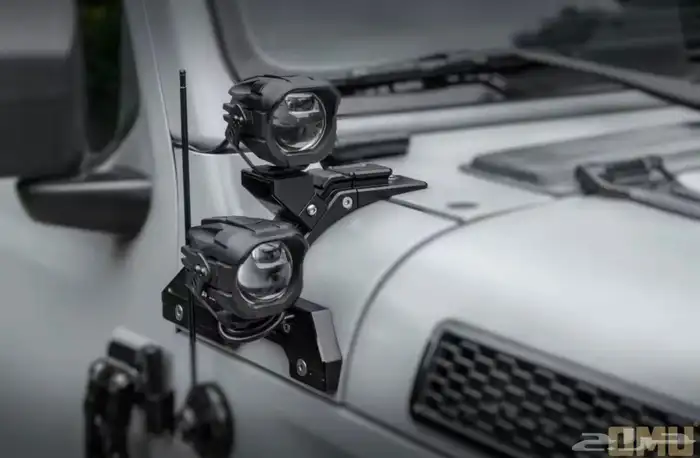 قاعدة كشافات OMU Jeep wrangler JL (( جديدة )). 4