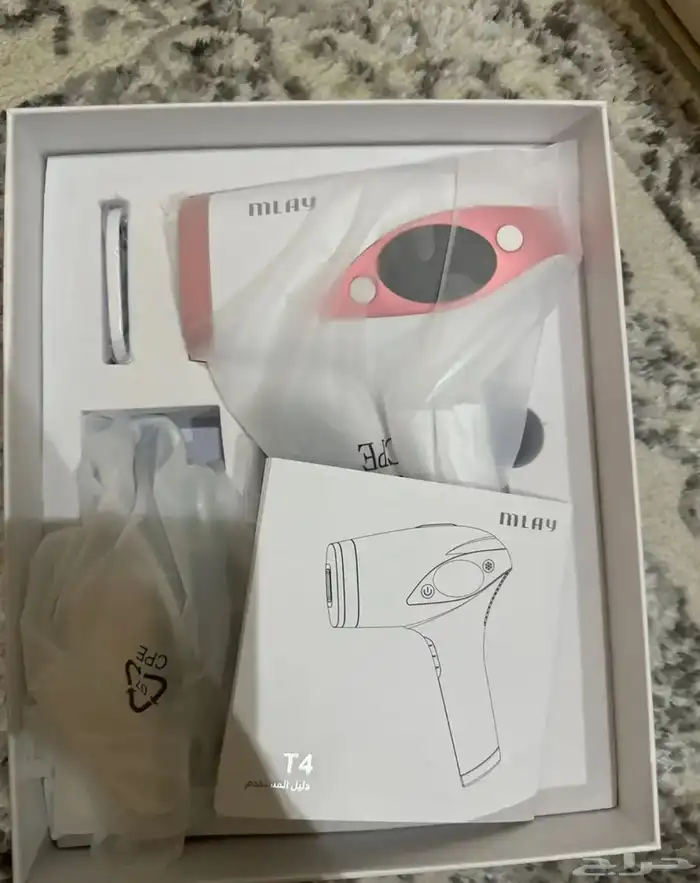 ليزر ملاي T4 بالتبريد بكامل ملحقاته لم يستخدم نهائيا 0