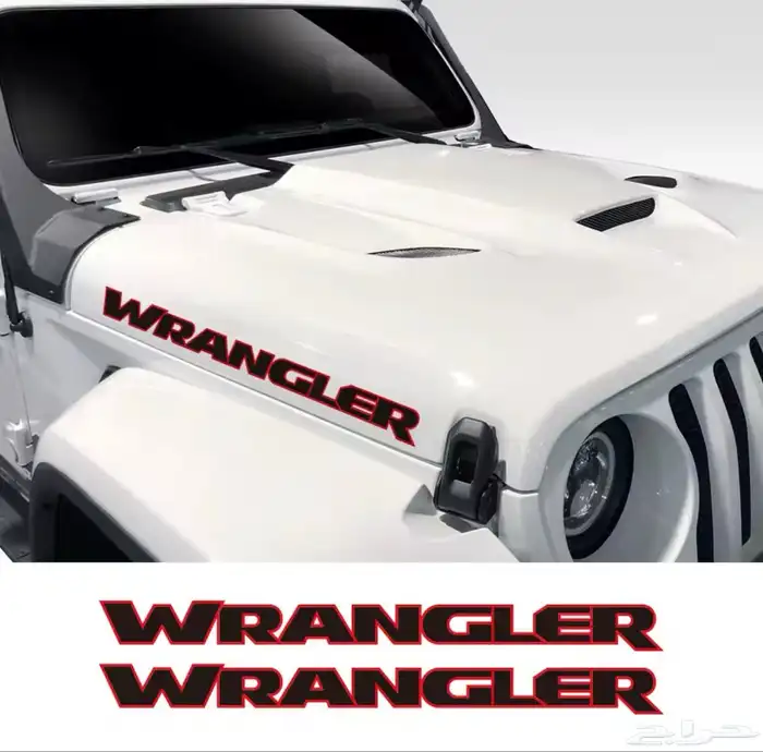 استكر رانجلر او ريبكون للكبوت مجموعه الوان 4