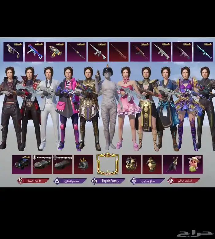 حساب ببجي العالميه فخمم 0