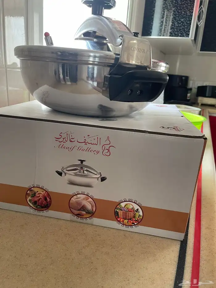 قدر ضغط للرز البخاري 7 لتر 4