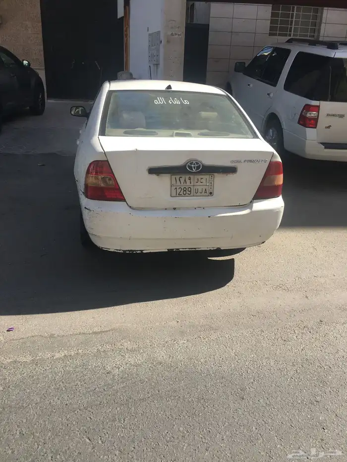 للبيع كورلا 2001 فيها خرابين جربوكس وعلبة دركسون 0