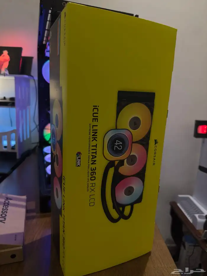 مبرد مائي corsair icue titan 360 lcd 0