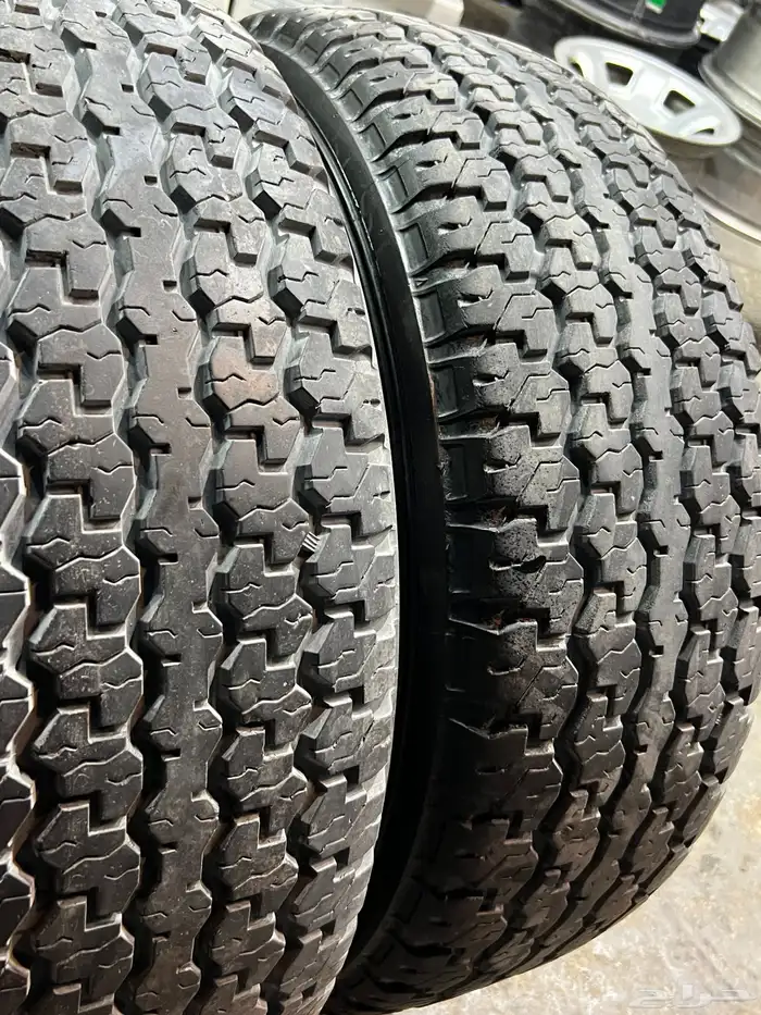 جنوط   رفرف مع كفرات دنلوب مقاس 275 70 16 تاريخ 21 38