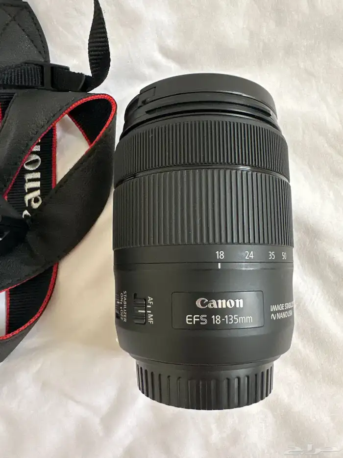 كاميرا كانون 850d مع عدسة 18-135 وملحقاتها اخت الجديد 6