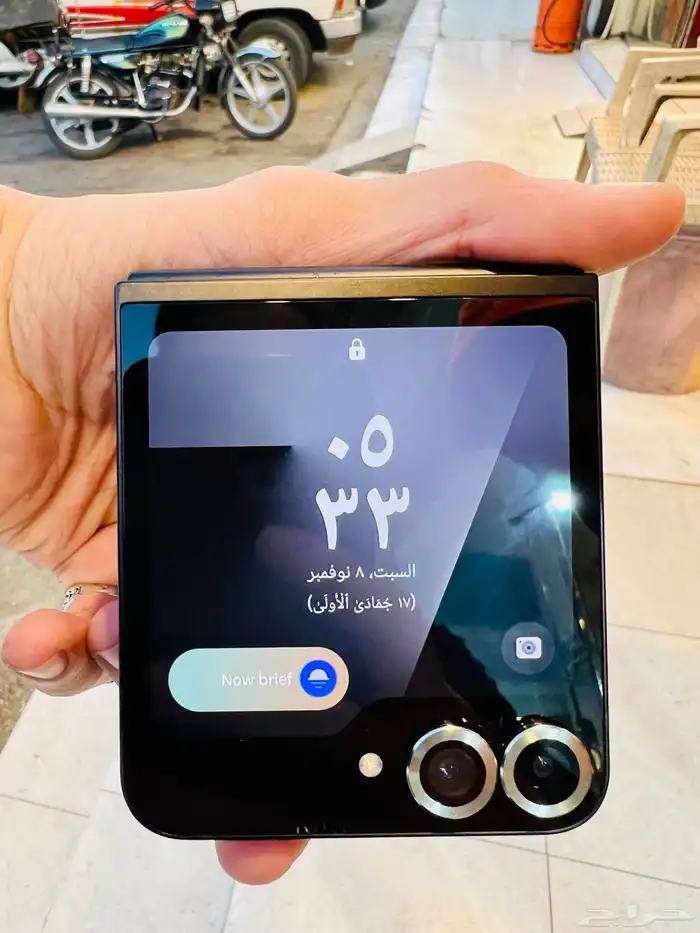 جهاز جلاكسي Z Flip7 FE ذاكرة 256 اخو الجديد استعمال اسبوعين 0
