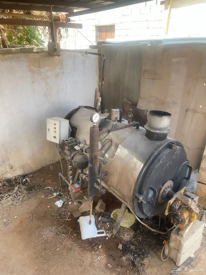 مغسلة مكونه من مكبس وبلر وأربع غسالات تماتيك 10كيلو وثلاث 6