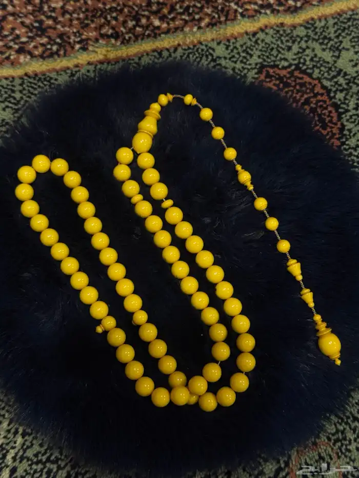 مسباح ضومنه   مغلف خراطة الشمور عدد الخرز 64 بدون سبيرات 2