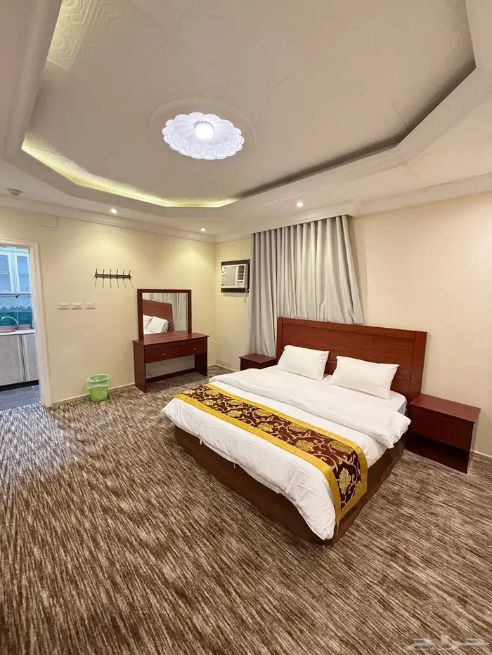 غرفة وصالة واستوديو مفروشة في حي النسيم للإيجار الشهري 1