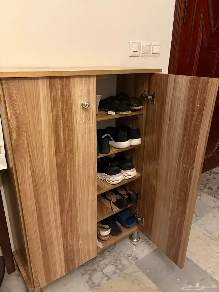 دولاب جزم وصنادل خشبي 0