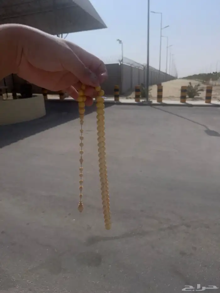 مسباح ضومنه   مغلف خراطة الشمور عدد الخرز 64 بدون سبيرات 1