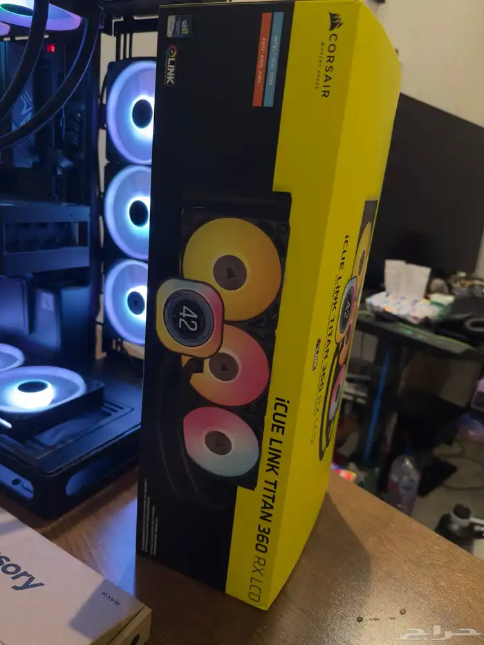 مبرد مائي corsair icue titan 360 lcd 2