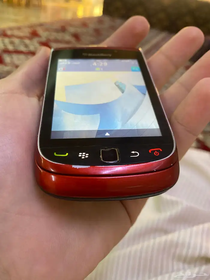 بلاك بيري تورش 9800 لون احمر 7