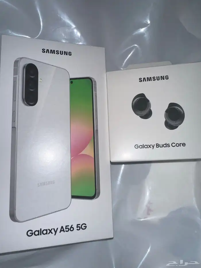جالكسي اي 56 5G 256 سامسونج جديد مع سماعه 0
