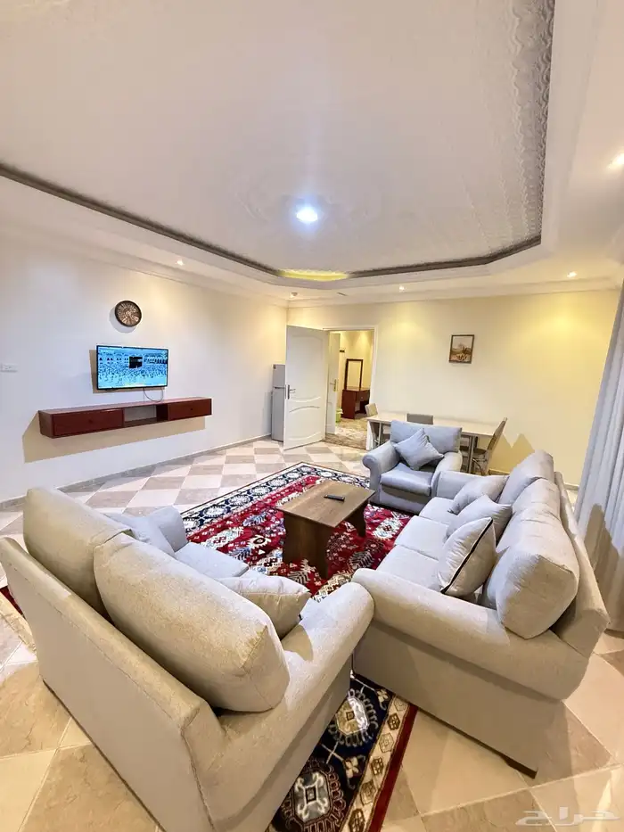 غرفة وصالة واستوديو مفروشة في حي النسيم للإيجار الشهري 2