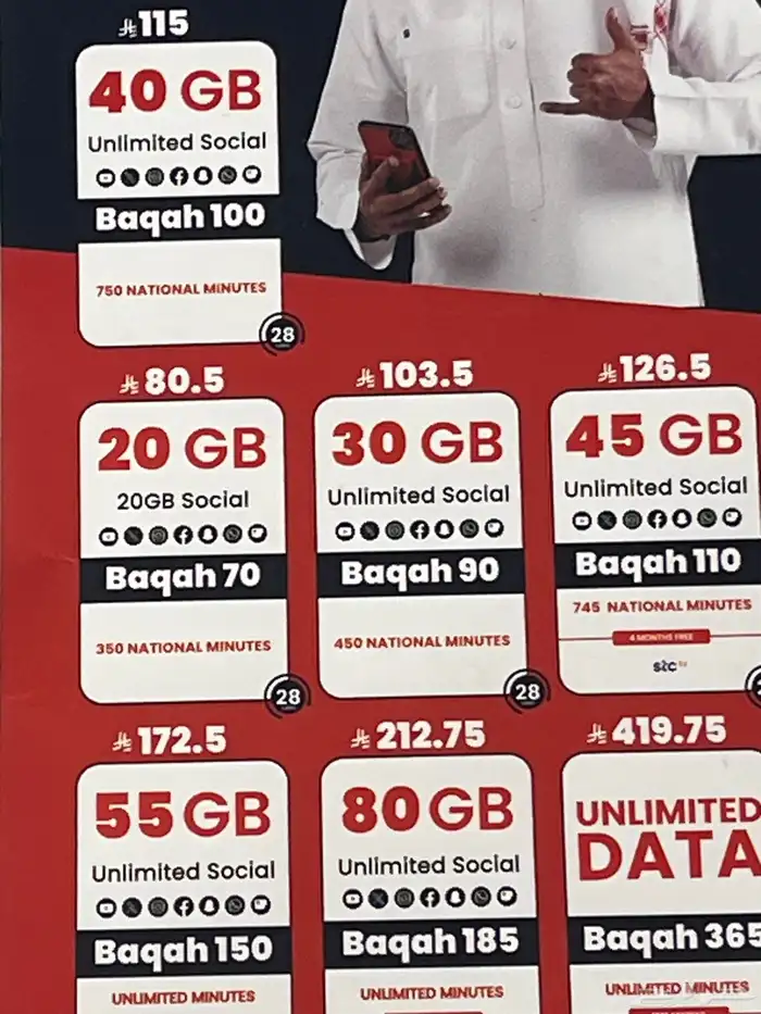 باقات وعروض فيرجن 0