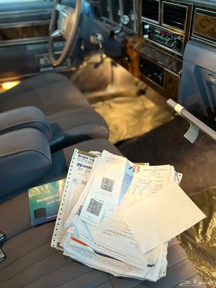 لينكون تاون كار 1983 مخزن كلاسيك سعودي وكالة ( تم البيع ) . 49