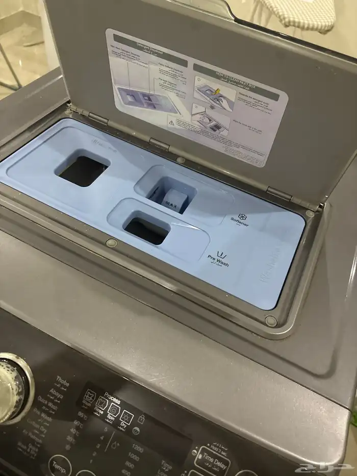 غسالة دايو مستعمل 13 كيلو غسيل 7 كيلو تجفيف حراري 5