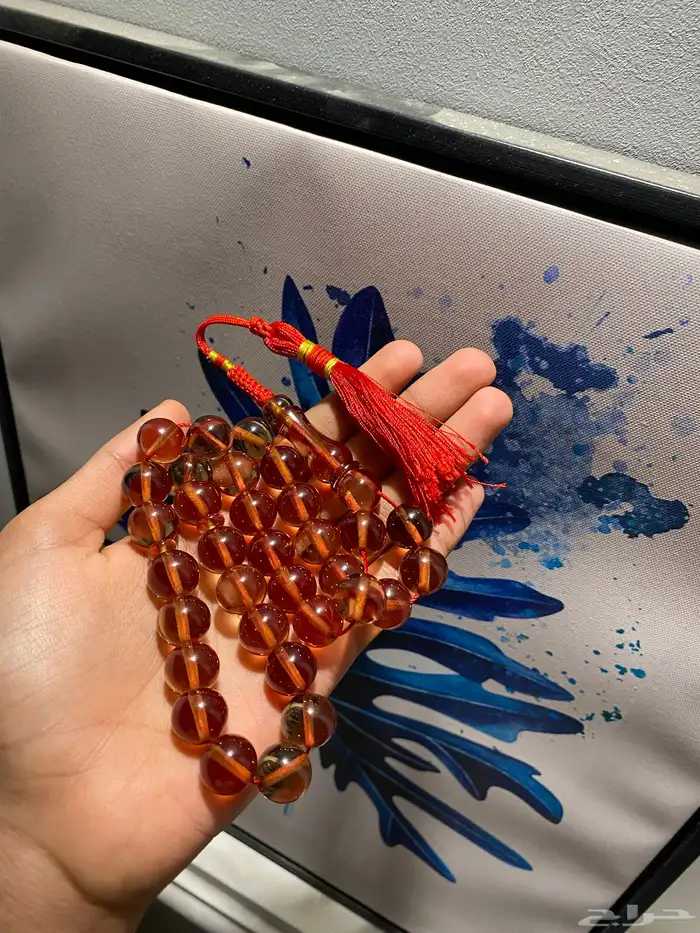 سبحه زعفران عسلي فواح جدا وراهي 0