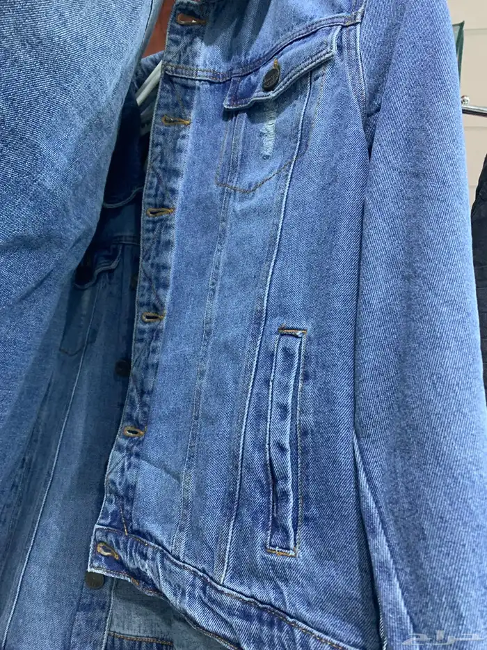 جواكت جينز خامة شتويه قطعتين 1